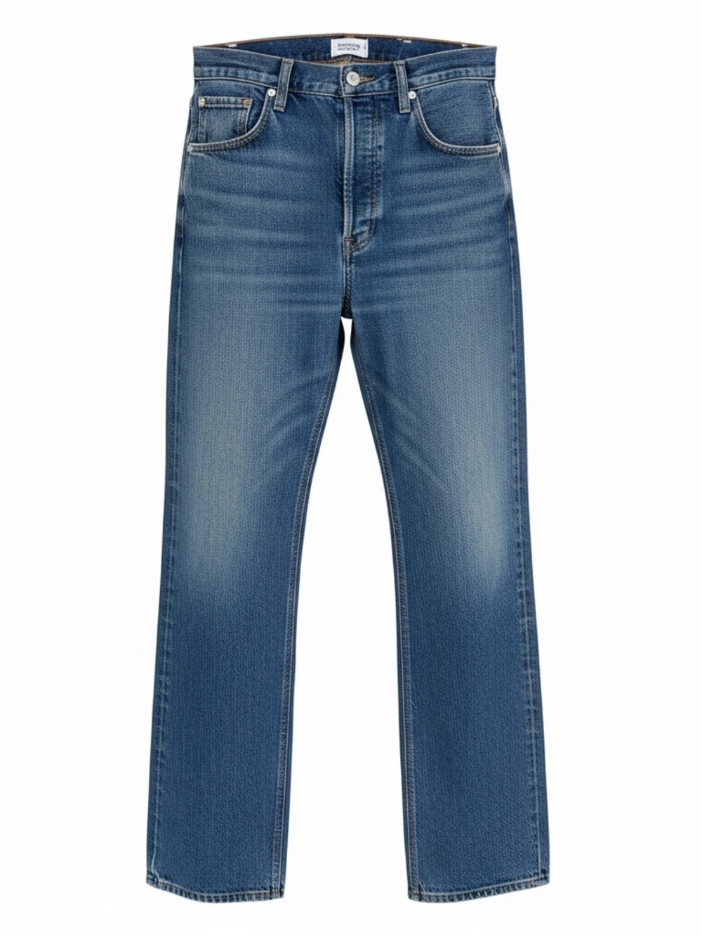 Citizens of Humanity Annina Wide Straight Leg Jeans Blue Button Fly Denim 29